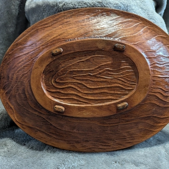 Vintage 1954 resin plate Give Us This Day Our Daily Bread - Picture 7 of 8